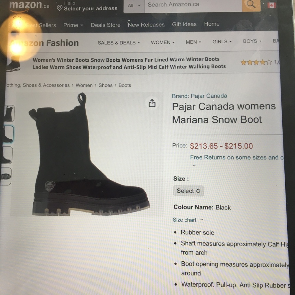 Ladies PAJAR Waterproof Boots